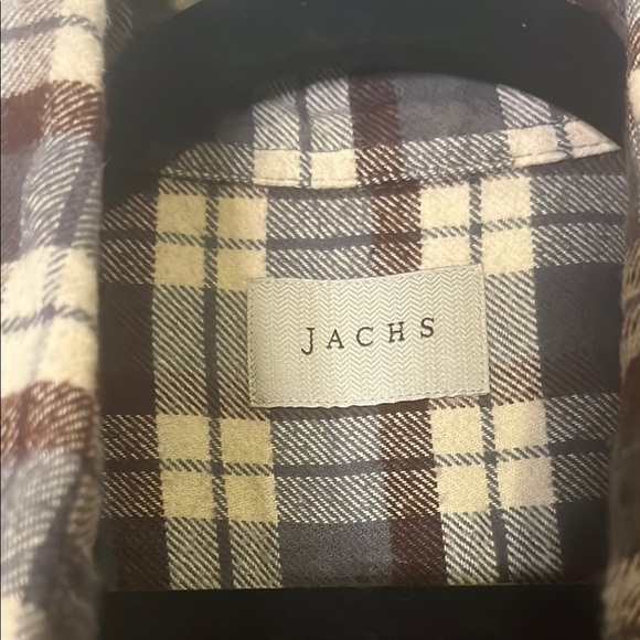 Jachs Brown Plaid Men's Shirt - Picture 2 of 6